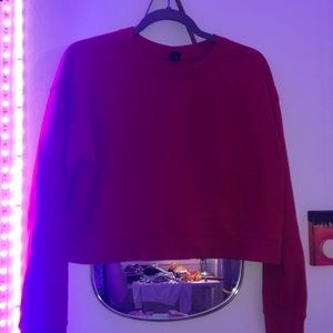Cropped Red Sweater